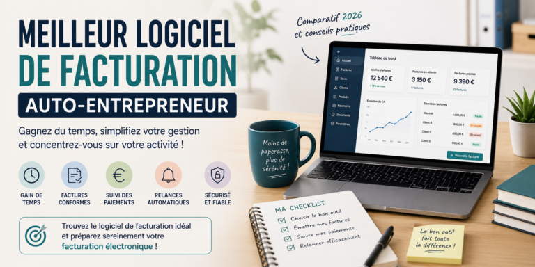 Comparatif 2026 des logiciels de facturation pour auto-entrepreneurs